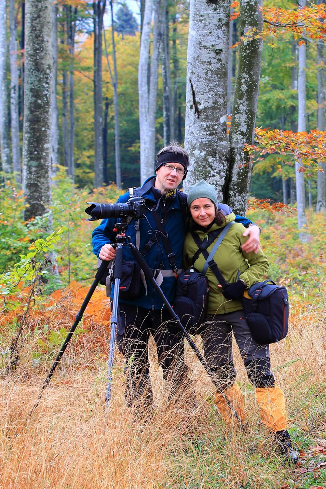 Petra in Stane Draškovič Pelc, partnerja in fotografa. Foto: Stane Draskovič Pelc
