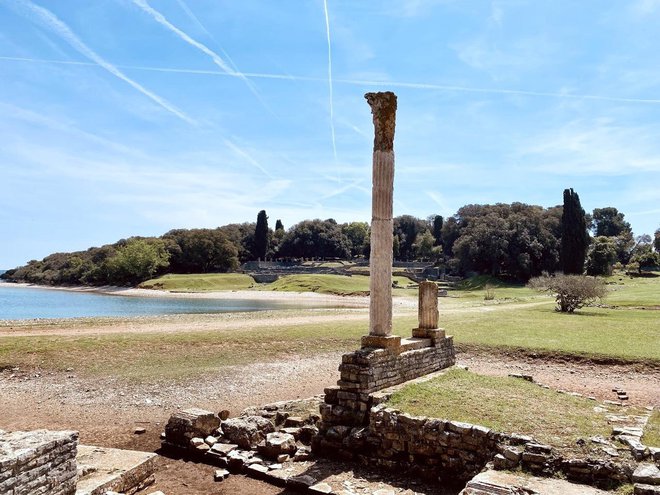 Ostanki rimske vile na Brionih, foto: Špela Sila