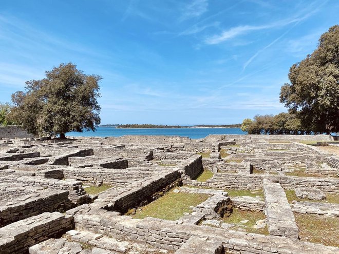 Ostanki rimskega naselja na Brionih, foto: Špela Sila