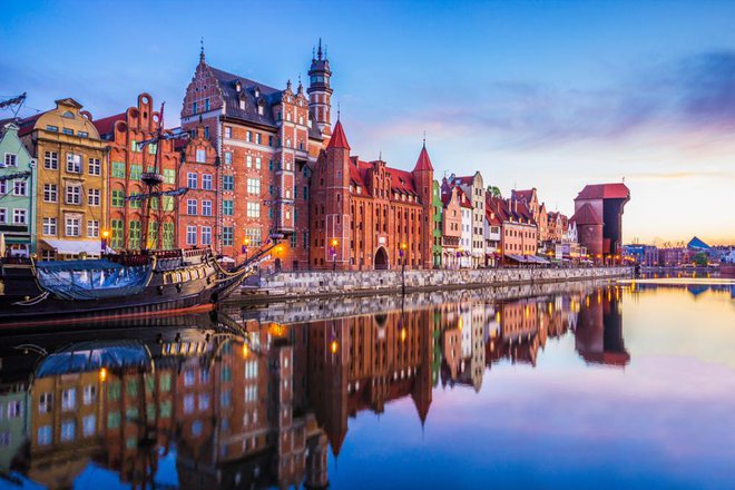 Čeprav je Gdansk poljsko mesto, se zelo razlikuje od Varšave. Foto: Shutterstock