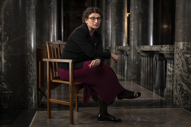 Beti Hohler, sodnica na Mednarodnem kazenskem sodišču v Haagu Foto: Žiga Koritnik