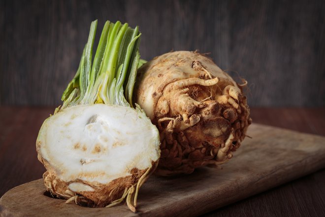 Gomolj zelene lahko spremenimo v pire, ki je bolj zdrav kot krompirjev. Foto: Shutterstock