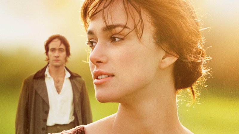 Fotografija: Keira Knightley in Matthew Macfadyen kot Elizabeth Bennet in Fitzwilliam Darcy v filmu Prevzetnost in pristranost iz leta 2005. Foto: Press Release