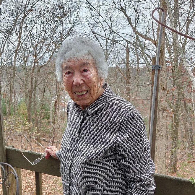 Miriam Sophie Freud na svojem domu v Massachusettsu, ZDA, leta 2019. Foto: Peter Noemaier, vodja fundacije Sigmunda Freuda