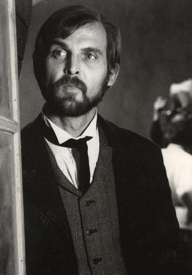 V filmu Idealist leta 1976, kjer je nastopil tudi z nekdanjo ženo Mileno Zupančič. Foto: Press Release