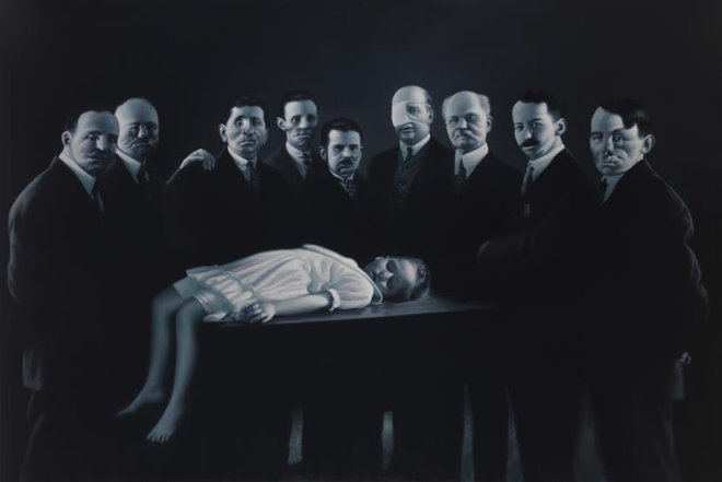 Gottfried Helnwein, Epiphany III, (Presentation at the Temple 2), 1998