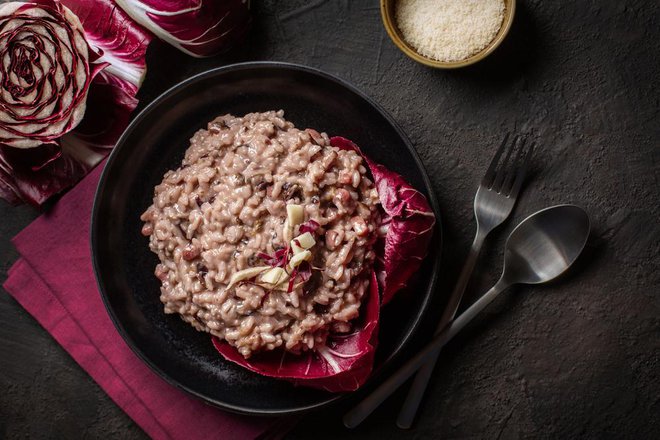 Rižota z radičem je italijanska specialiteta. Foto: Shutterstock