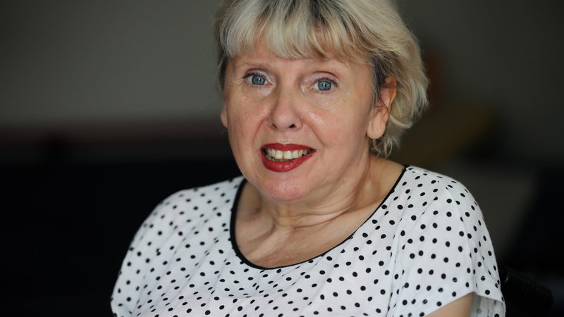 Fotografija: Barbara Pešut, pesnica, pisateljica in publicistka. Foto: Uroš Hočevar
