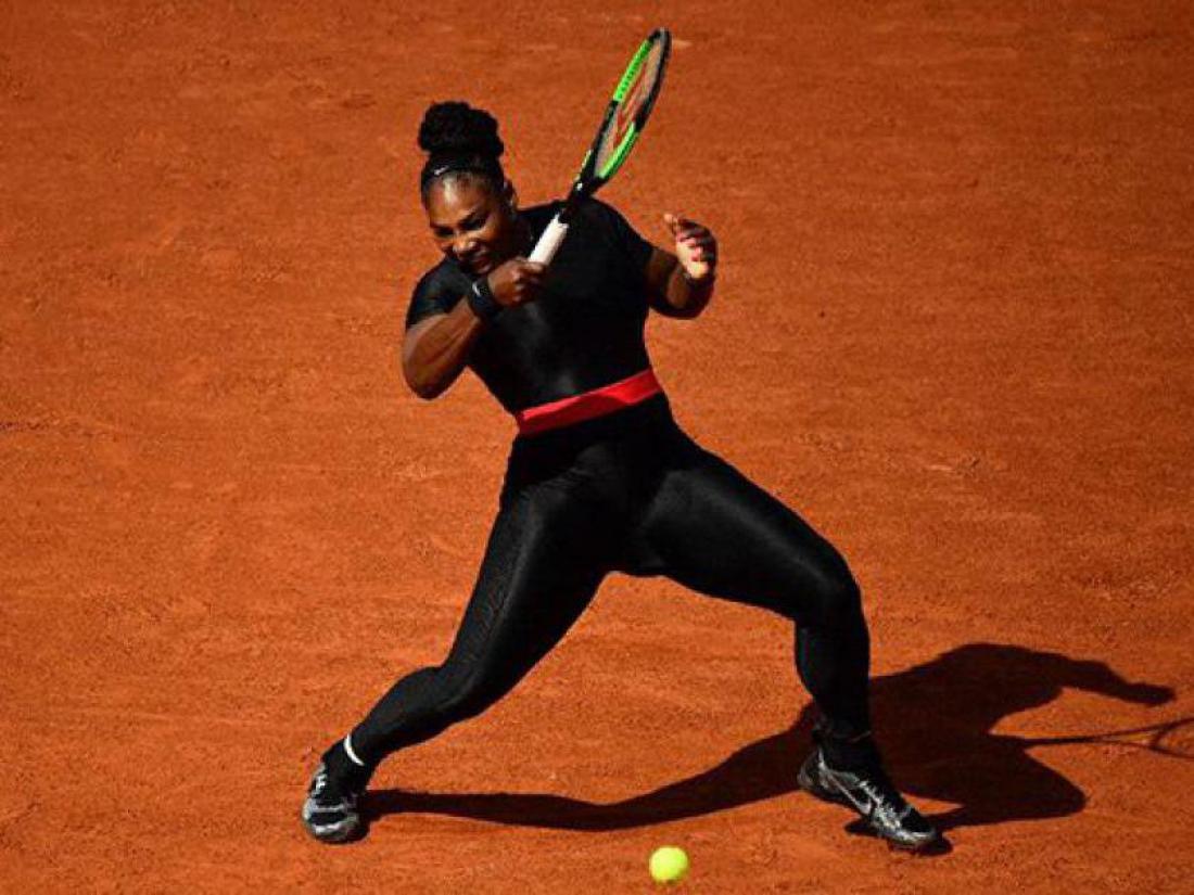 Serena Williams kot superjunakinja razburila Francoze