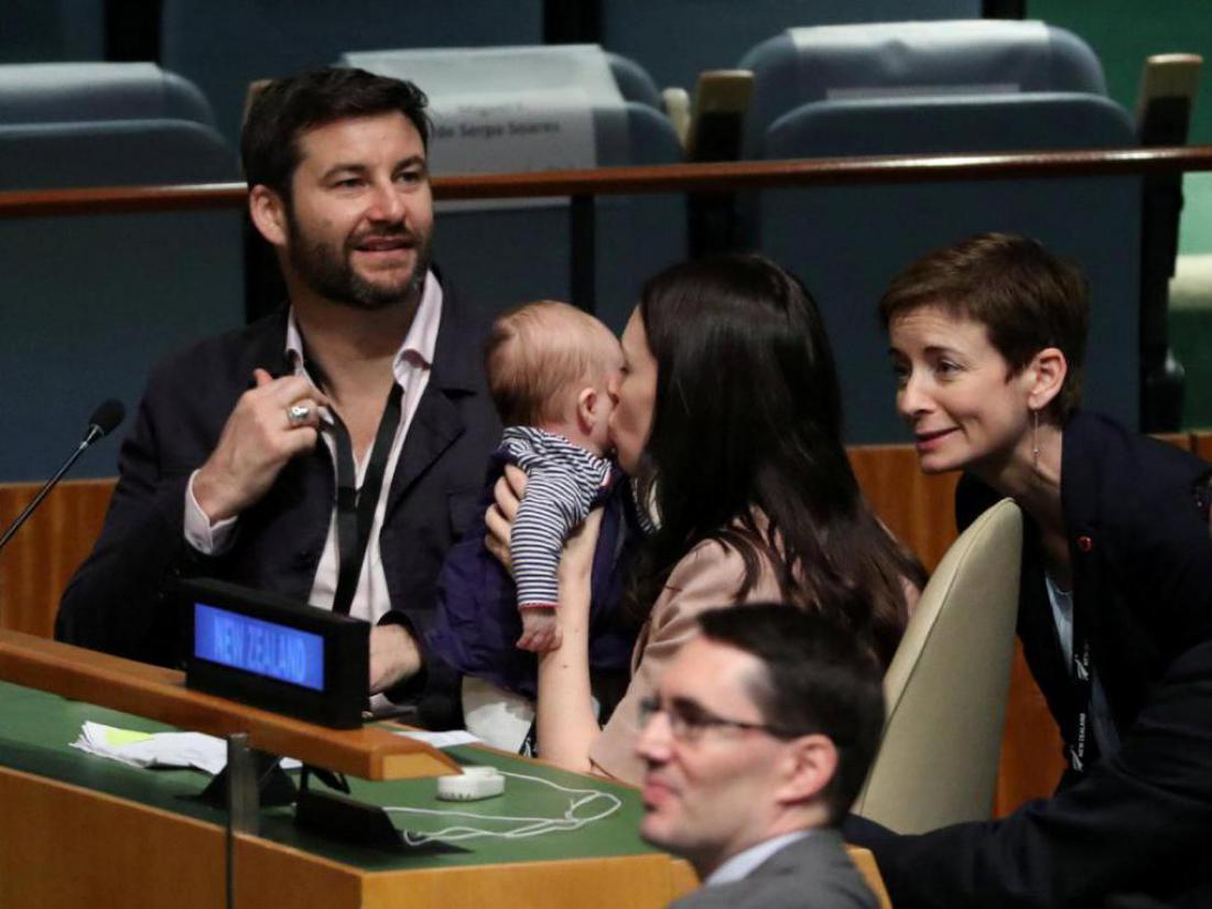 Dojenčica na zasedanju OZN