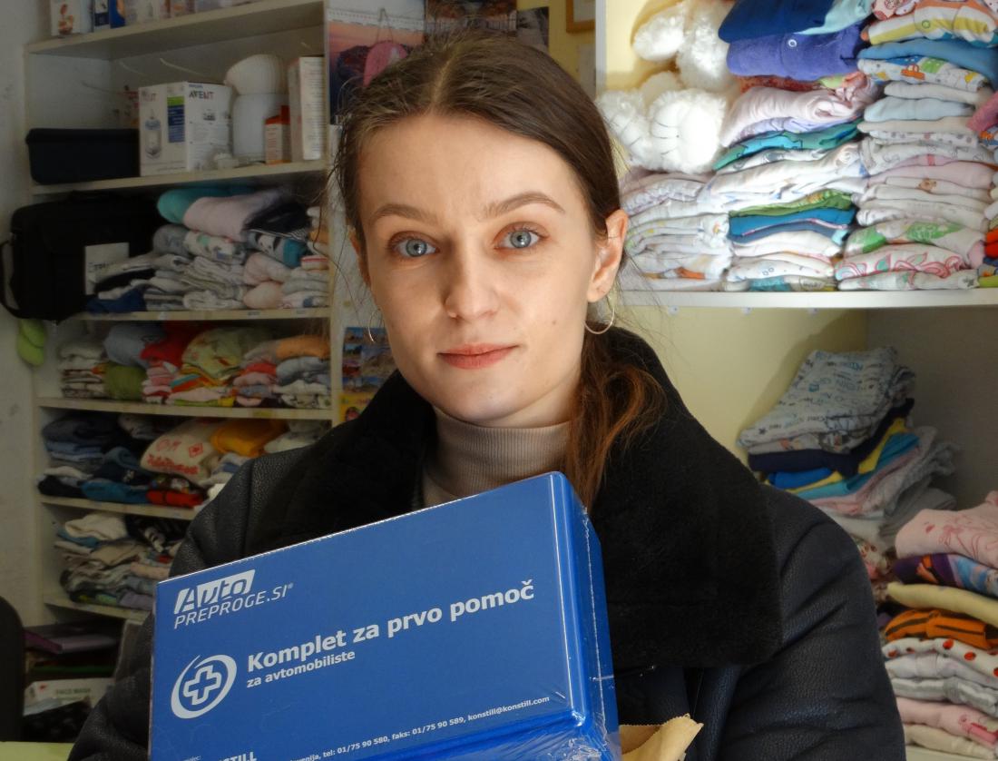 Ukrajinka Yuliia Volk: Mama mi je sporočila, da se je začelo bombardiranje