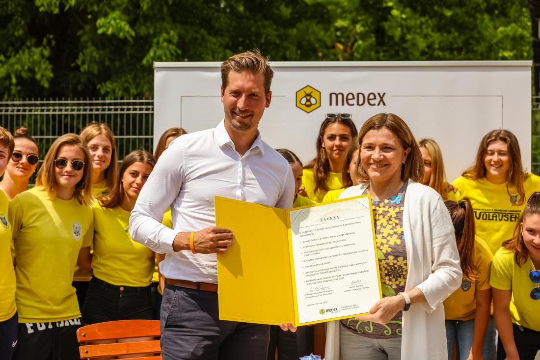 Medex si s z ŽNK Radomlje želi zgraditi inovativno skupnost, ki bo temeljila na trajnosti. 