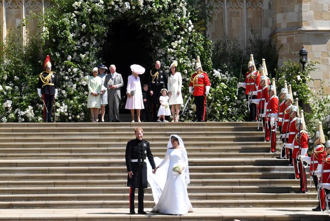 Na videz pravljična poroka, po kateri je šlo vse samo še navzdol. Foto: Neil Hall/Reuters