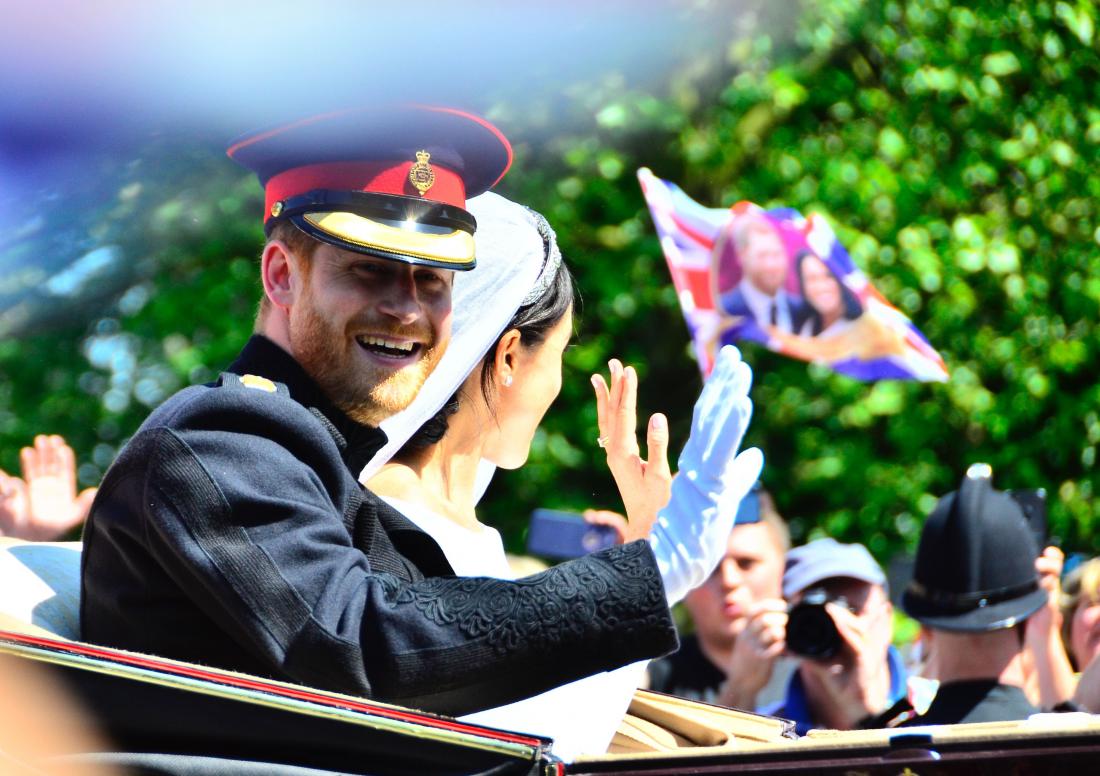 Poroka princa Harryja in Meghan Markle. (Foto: Shutterstock)