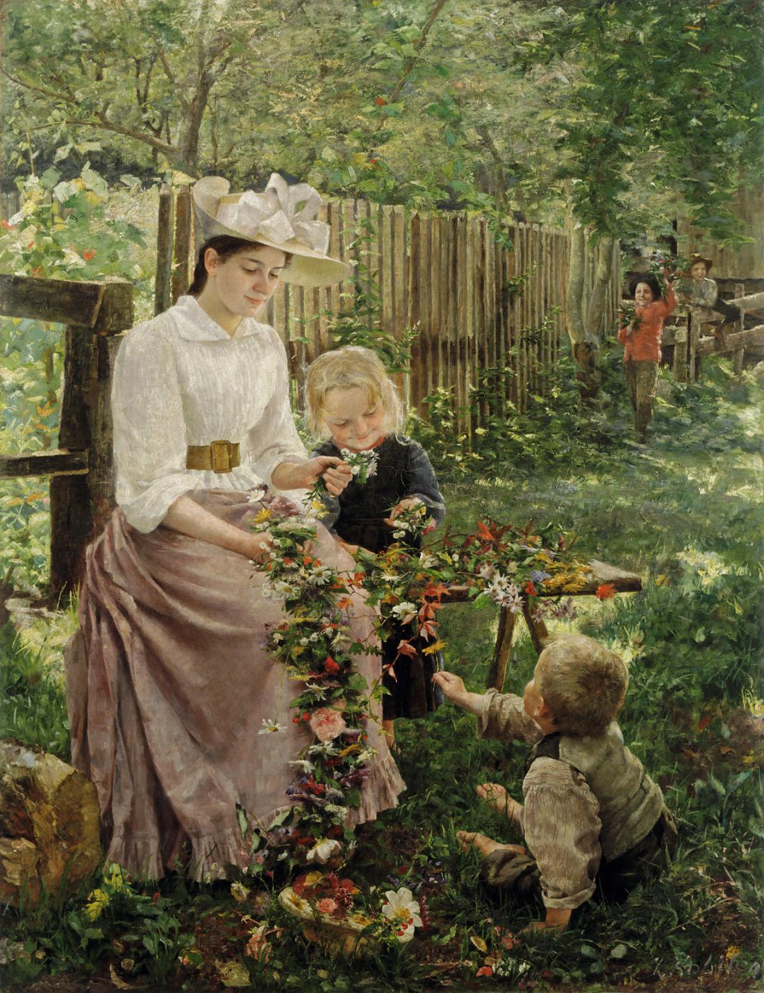 Mojstrovino Poletje je Ivana Kobilca slikala dve poletji (1889 in 1890). Leta 1891 je sliko predstavila v salonu v Parizu in z njo požela navdušenje vseh prisotnih.