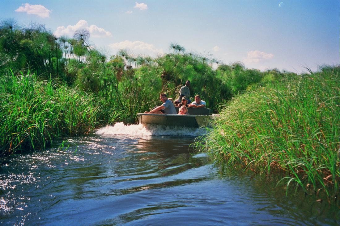 Vožnja s čolni, Okavango, največja notranja delta na svetu