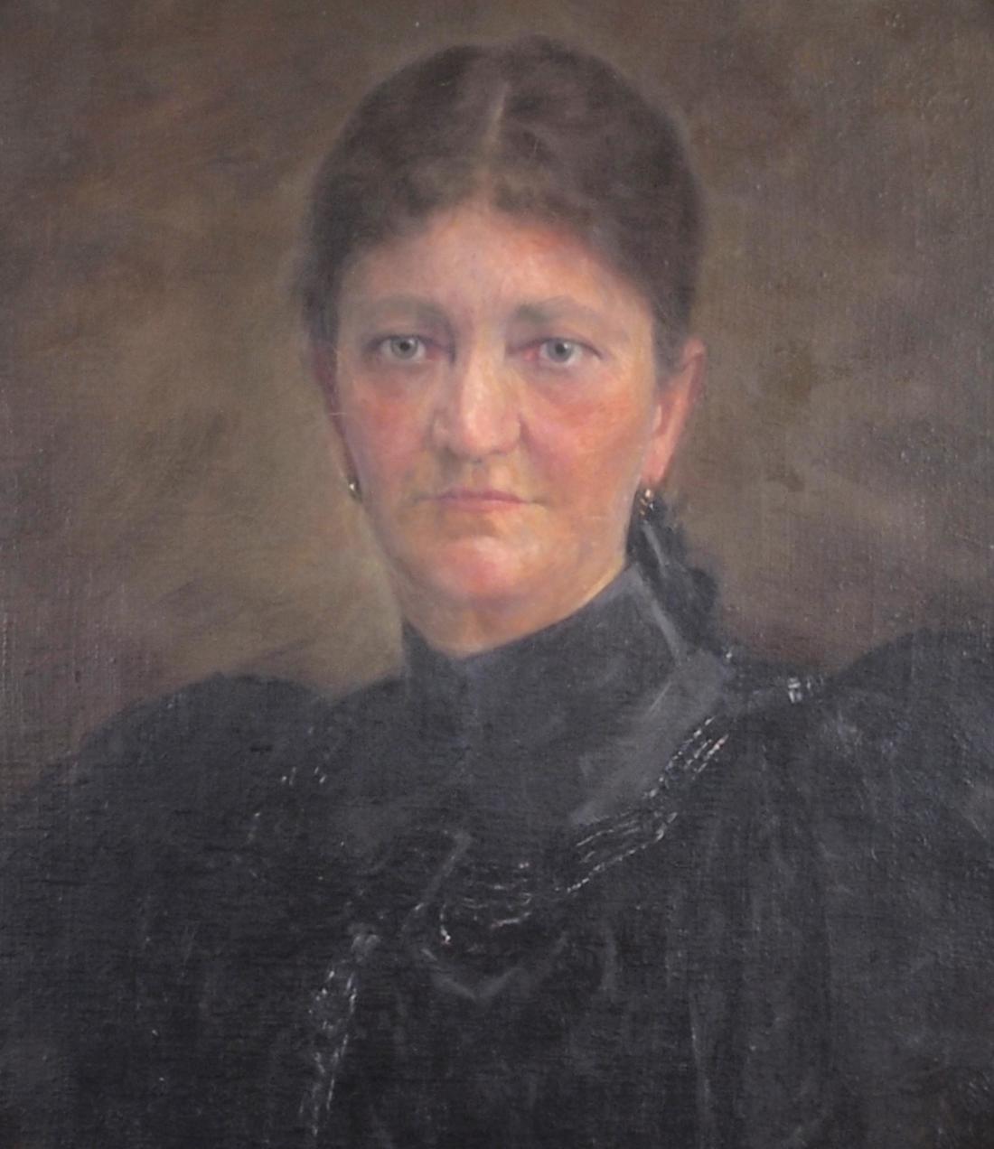 Portret Evgenijine matere Josepine Šumi, kot jo je naslikala Ivana Kobilca. Foto: Javna last