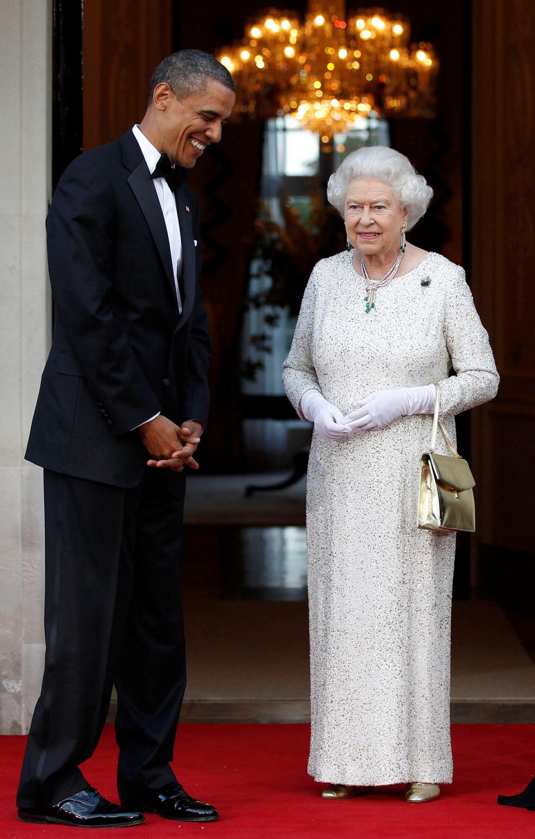 Z nekdanjim ameriškim predsednikom Barackom Obamo. Foto: Larry Downing/Reuters