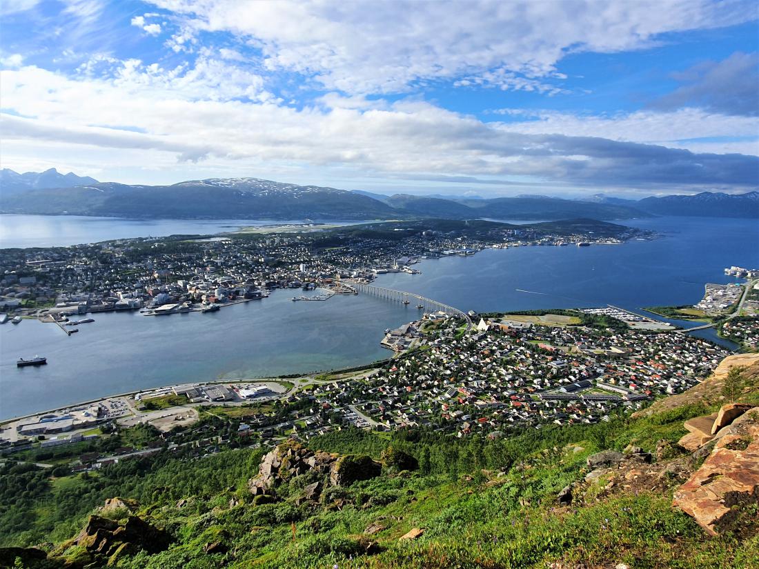 Pogled na Tromso s Floye