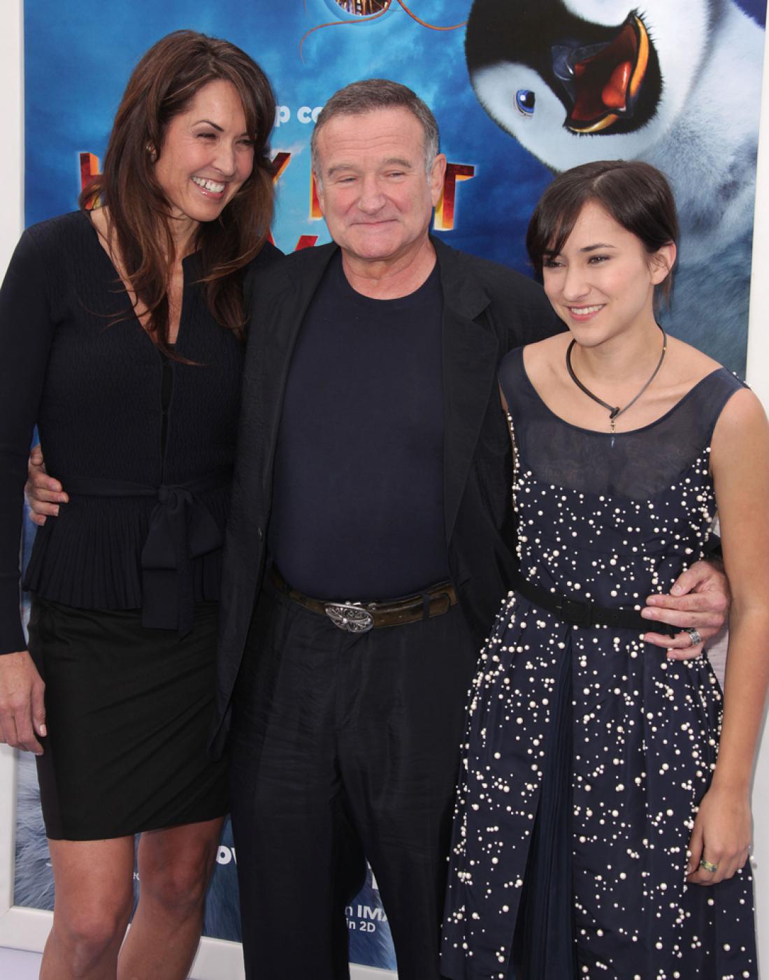 Robin Williams z ženo Susan in hčerko Zeldo. Foto: DFree/Shutterstock